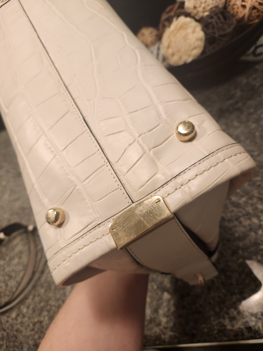Coach Swagger 37 Croc-Embossed Satchel With Shoulder/Crossbody Strap - Picture 12 of 16